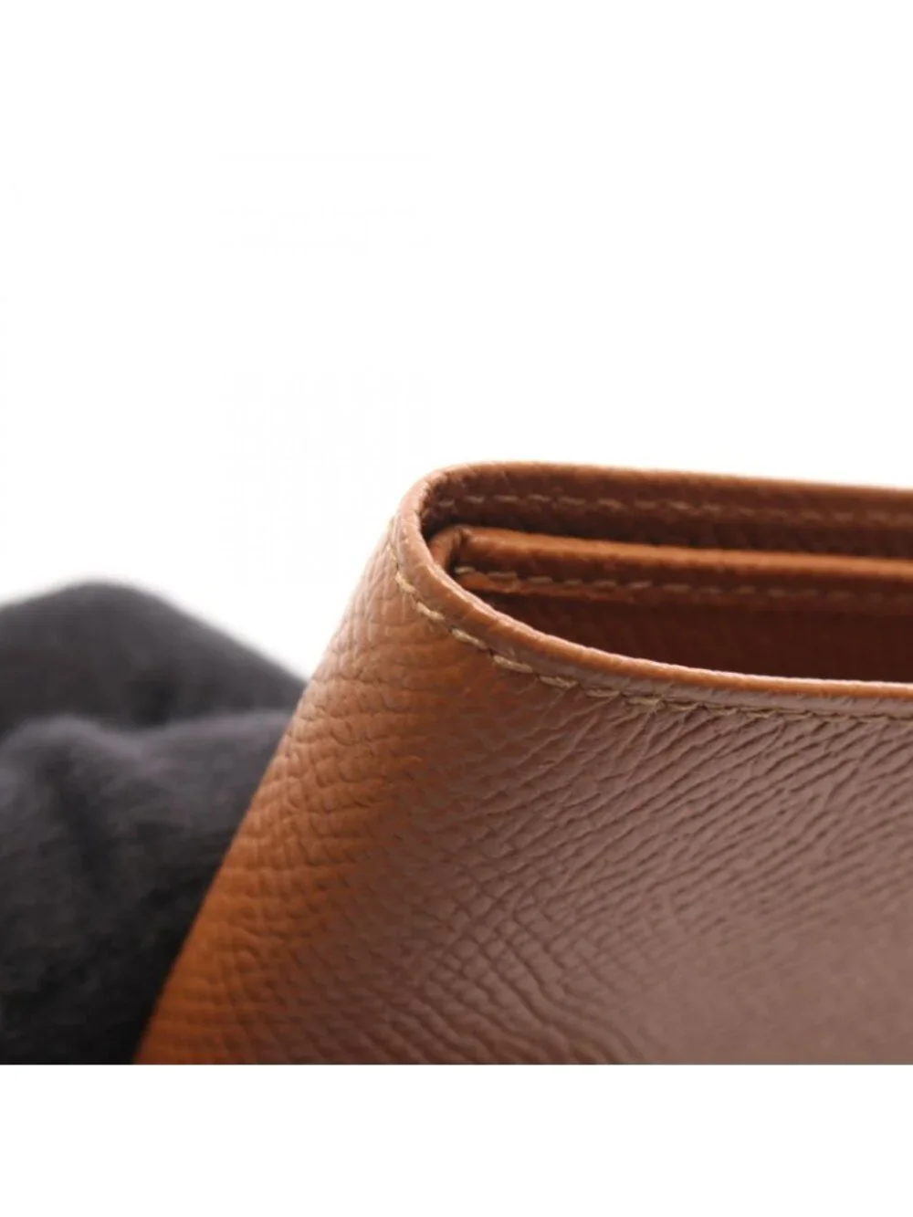 Bvlgari Bifold Wallet Brown Leather